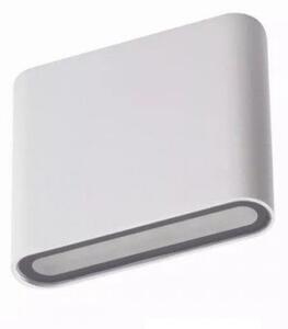 LED lámpatest , oldalfali , 8W , természetes fehér , kültéri , fehér , IP54, GARTO