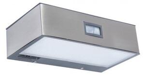 LED lámpatest , mozgásérzékelős , oldalfali , napelemes , 2W , természetes fehér , kültéri , IP44 , LUTEC , BRICK