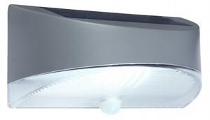 LED lámpatest , oldalfali , napelemes , mozgásérzékelős , 1.2W , természetes fehér , kültéri , IP44 , LUTEC , BREAD
