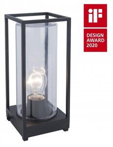 LED lámpatest , asztali , E27 foglalat , matt fekete , kültéri , IP44 , LUTEC , FLAIR
