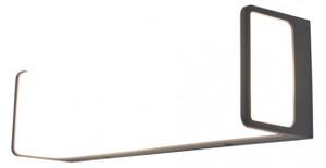 LED lámpatest , oldalfali , 34W , természetes fehér , sötét szürke , kültéri , IP54 , Slim , LUTEC , DOBLO