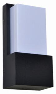 LED lámpa , kültéri , oldalfali , E27 , fekete , IP54 , MIRIA