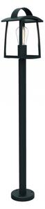 LED lámpatest , állólámpa , 103 cm , E27 foglalat , matt fekete , , tiszta üveg , kültéri , IP44 , LUTEC , KELSEY