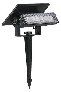 V-Tac LED Napelemes lámpa LED/0,9W/3,7V 3000K IP65 fekete VT2210