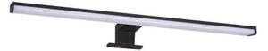 LED lámpatest , tükörvilágítás , 12 Watt , 60 cm , természetes fehér , fekete , IP44 , ASTIM