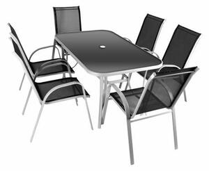 GARTHEN Kerti bútor készlet asztal + 6 szék