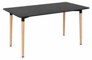 Silla 120 cm szögletes étkezőasztal fekete