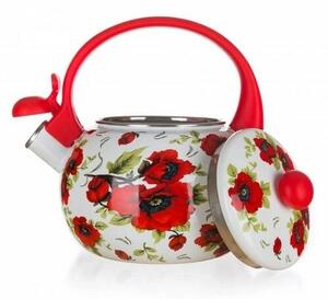 Banquet Poppy zománcozott teáskanna, 2,2 l