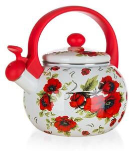 Banquet Poppy zománcozott teáskanna, 2,2 l