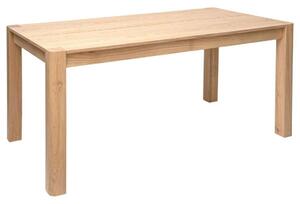 Étkezőasztal, 160x80 cm, natúr fa - BINETTE