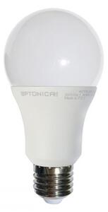 LED lámpa , égő , körte , E27 foglalat , 12 Watt , meleg fehér , dimmelhető , Optonica