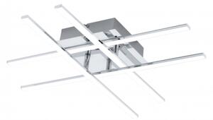 LED lámpatest , mennyezeti , 24W , meleg fehér , króm , EGLO , LASANA 1 , 95568
