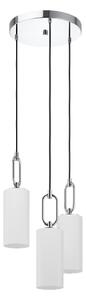 LED lámpa , függeszték , mennyezeti , 3xE27 foglalat , fehér , EGLO , MAJANA , 390128