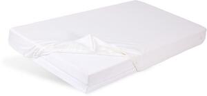 BABYMATEX Gumis vízálló lepedő Bamboo fehér 60x120 cm