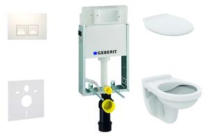 Geberit Kombifix - Falra szerelhető beépítő készlet, Alpha WC ülőkével, Delta35 gomb, alpesi fehér 110.100.00.1 NR4