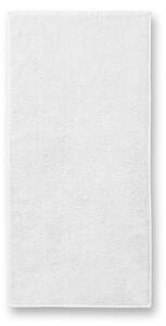 MALFINI Terry Bath Towel fürdőlepedő bordűr nélkül - Fehér | 70 x 140 cm