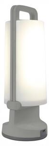 Led lámpatest , kültéri , 1.2W , napelemes , dimmelhető , természetes fehér , IP54 , ezüst , LUTEC , DRAGONFLY