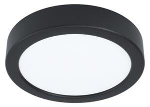 LED panel , 10.5W , falon kívüli , kerek , természetes fehér , fekete keret , EGLO , FUEVA 5 , 99233