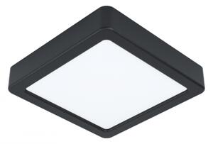 LED panel , 17W , falon kívüli , négyzet , természetes fehér , fekete keret , IP44 , EGLO , FUEVA 5 , 31202