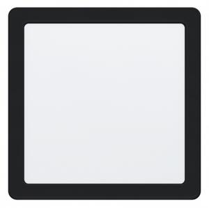 LED panel , 16.5W , süllyesztett , négyzet, természetes fehér , fekete keret , EGLO , FUEVA 5 , 99189