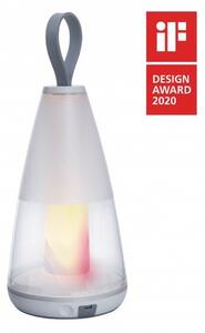 LED lámpatest , asztali , 3W , RGB , CCT , fehér , kültéri , IP44 , LUTEC CONNECT , PEPPER