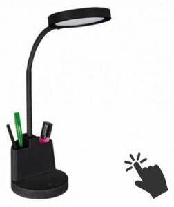 LED lámpatest , asztali , 8 Watt , természetes fehér , dimmelhető, fekete