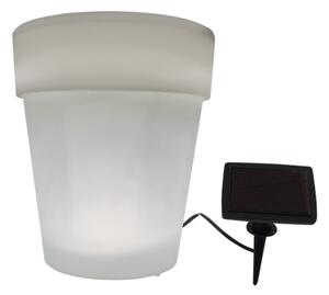 LED lámpatest , dekoráció , napelemes , virágcserép , természetes fehér , kültéri , IP44