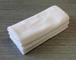 Dobrý Textil Szállodai törölköző kicsi 30x50 - Fehér | 30 x 50 cm