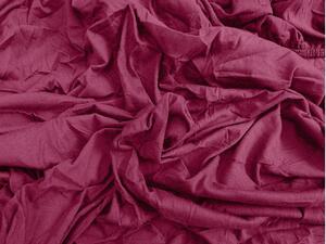 Jersey lepedő sötét rózsaszín 160 x 200 cm