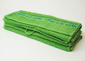 Dobrý Textil Gyerek törölköző motívumokkal 30x50 - Zöld | 30 x 50 cm