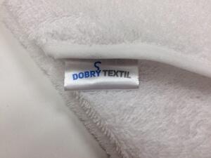 Dobrý Textil Gyermek törölköző kapucnival - Fehér / fehér