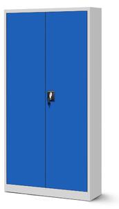 JAN NOWAK JAN fém iratszekrény 900x1850x400, modell szürke-kék