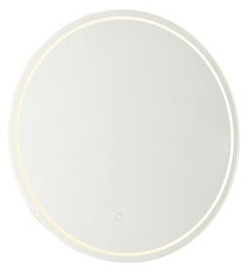 Modern fürdőszobai tükör 60 cm LED-del és érintőképernyős fényerő-szabályozóval - Sebas