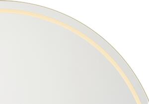 Modern fürdőszobai tükör 60 cm LED-del és érintőképernyős fényerő-szabályozóval - Sebas