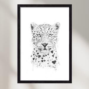 Lovely leopard - falikép keretben | artbridge