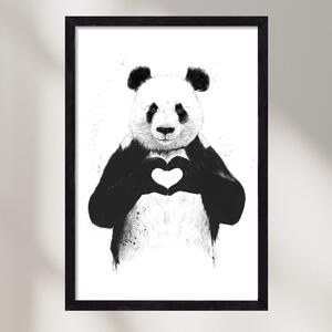 All you need is love - falikép keretben | artbridge