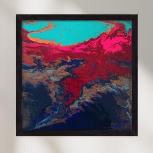 Turquoise source - poszter keretben | artbridge