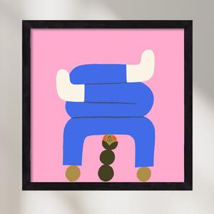 Yoga time - poszter keretben | artbridge