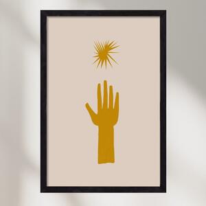 REACH FOR THE STARS - falikép keretben | artbridge