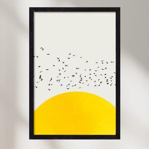 A thousands birds - falikép keretben | artbridge