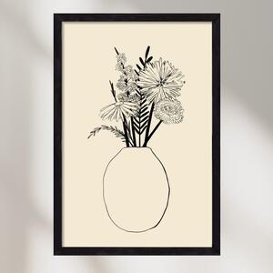 BOUQUET OF FLOWERS - poszter keretben | artbridge