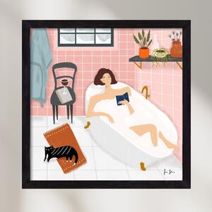 Bath time - falikép keretben | artbridge