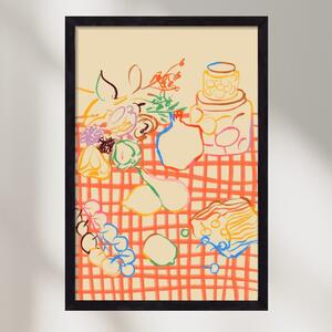 SUMMER FRUIT STILL LIFE - falikép keretben | artbridge