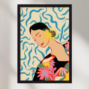 SUN AND SMILE - falikép keretben | artbridge