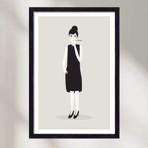 Audrey - falikép keretben | artbridge