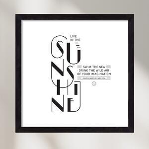 Sunshine - falikép keretben | artbridge