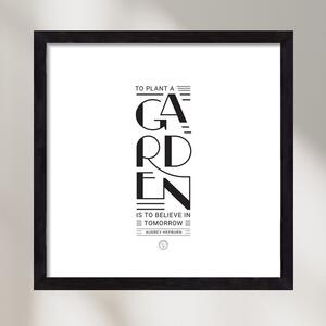 Garden - falikép keretben | artbridge