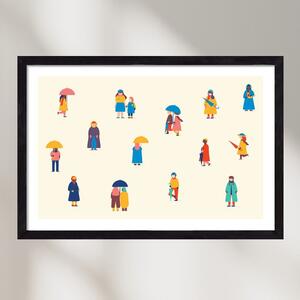 Winter - falikép keretben | artbridge