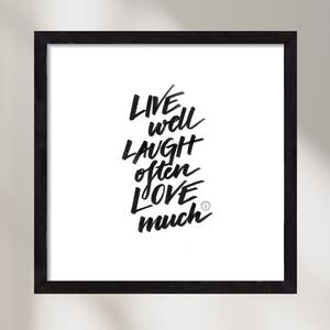Love Much - falikép keretben | artbridge