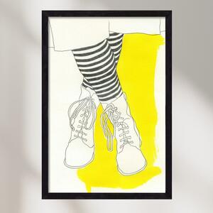 Stripes - falikép keretben | artbridge